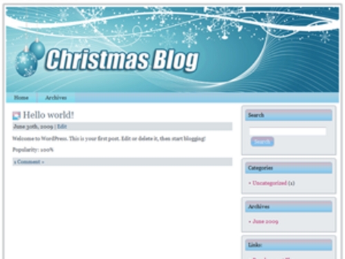 Product picture 20 niche Christmas holiday Wordpress Themes 